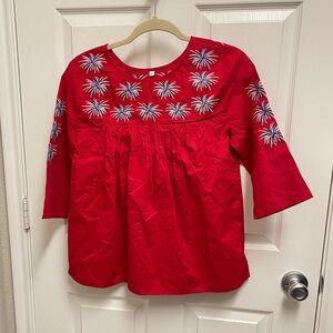 Spirit Dress Red Firework Blouse